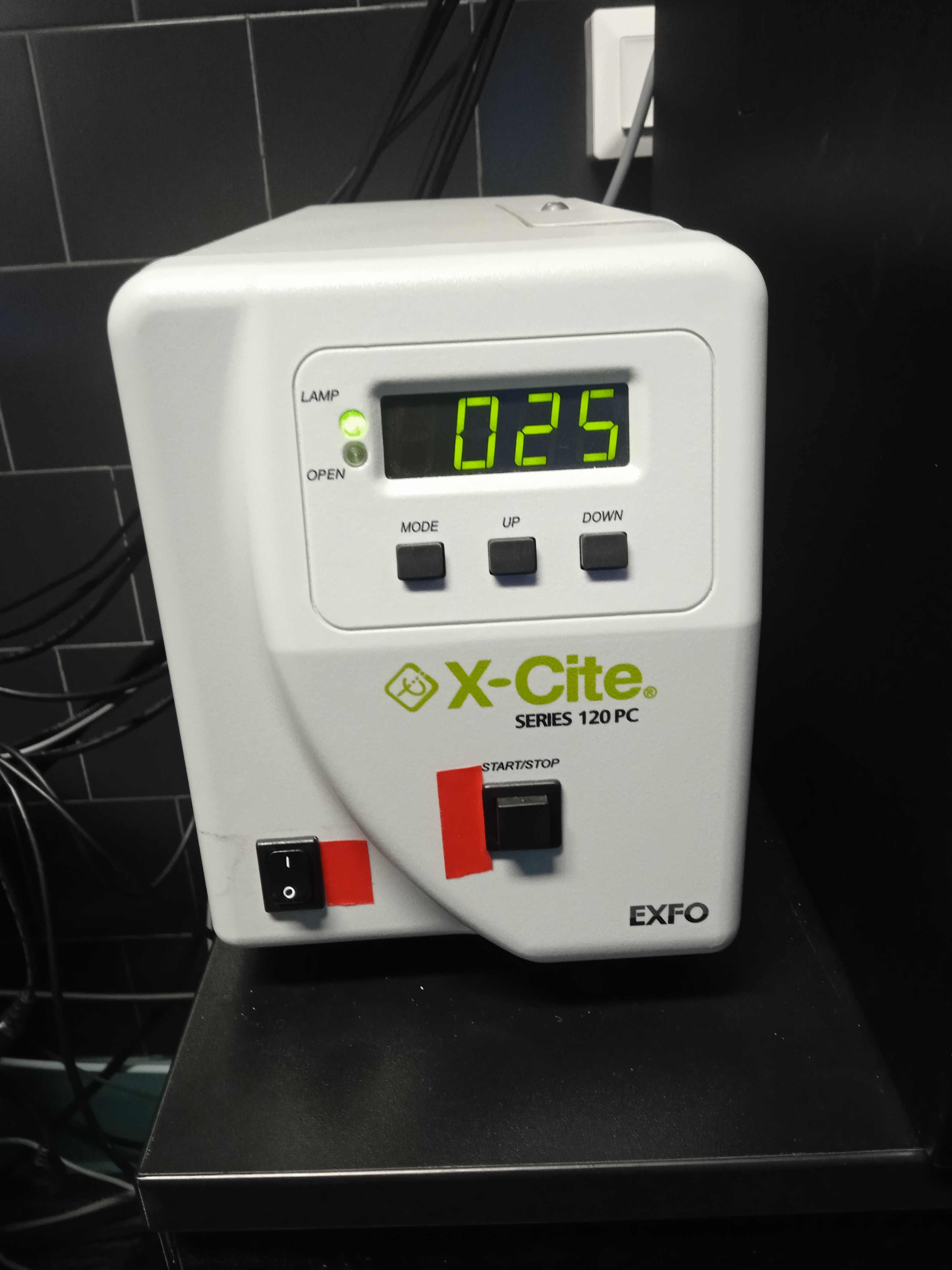 Login, Touch panel, CellSense, checking lasers