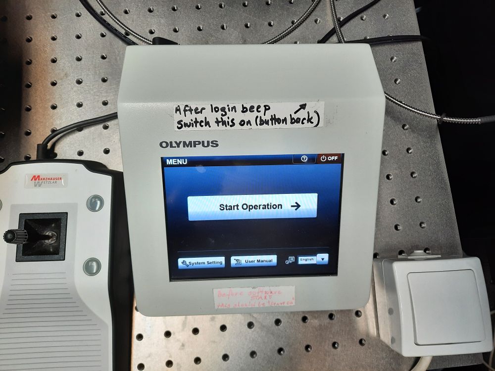 Login, Touch panel, CellSens